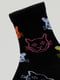 Шкарпетки чорні з малюнком | 5631221 | фото 3
