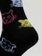 Шкарпетки чорні з малюнком | 5631221 | фото 4
