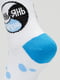 Носки бело-голубые с рисунком | 5631223 | фото 4