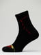 Шкарпетки чорні з малюнком | 5631244