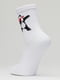 Носки белые с рисунком | 5631250 | фото 4