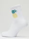 Шкарпетки білі з малюнком | 5631255 | фото 2