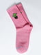 Носки розовые с рисунком | 5631267