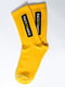 Шкарпетки жовті з написом | 5631273