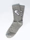 Шкарпетки сірі з малюнком | 5631293