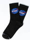Шкарпетки чорні з малюнком | 5631295