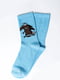 Шкарпетки блакитні з малюнком | 5631310