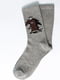 Шкарпетки сірі з малюнком | 5631311 | фото 2