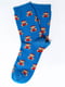 Шкарпетки сині з малюнком | 5631343