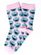 Шкарпетки рожеві з малюнком | 5631379