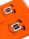 Шкарпетки помаранчеві з малюнком | 5631389 | фото 2
