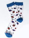 Шкарпетки білі з малюнком | 5631402 | фото 3