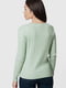 Пуловер салатового кольору з візерунком | 5631681 | фото 3