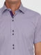 Рубашка бело-фиолетовая в полоску | 5631835 | фото 3
