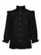 Блуза черная в горошек | 5618402 | фото 6