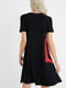 Платье черно-красное с рисунком | 5630195 | фото 2