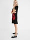 Сукня чорно-червона з малюнком | 5630195 | фото 4