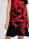 Сукня чорно-червона з малюнком | 5630195 | фото 6