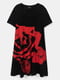 Сукня чорно-червона з малюнком | 5630195 | фото 8