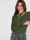 Пуловер темно-зелений | 5635643 | фото 4