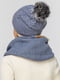 Комплект: шапка и шарф-снуд | 5640655 | фото 2