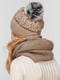 Комплект: шапка и шарф-снуд | 5640657 | фото 2