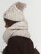 Комплект: шапка и шарф-снуд | 5640678 | фото 2