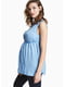 Блуза для вагітних блакитна | 5448961 | фото 4