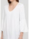 Блуза белая в полоску | 5572094 | фото 4