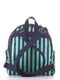 Рюкзак синий с рисунком и в полоску | 5641188 | фото 4