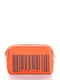 Косметичка морквяного кольору з малюнком | 5641211