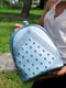 Рюкзак блакитний з візерунком | 5641270 | фото 4