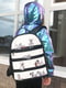 Рюкзак двоколірний з малюнком | 5641290 | фото 5