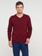 Пуловер бордовий | 5641771