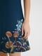 Сукня синя в квітковий принт | 5636014 | фото 5
