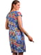 Сукня синя в квітковий принт | 5647399 | фото 3