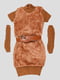 Платье коричневое | 5280579 | фото 3