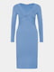Платье голубого цвета | 5647270 | фото 5