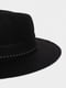 Шляпа черная с декором | 5646892 | фото 2