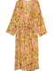 Платье-кимоно розовое с принтом | 5622645 | фото 2