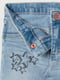Спідниця джинсова синя з малюнком | 5658575 | фото 2