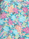 Блуза бірюзового кольору в квітковий принт | 5659098 | фото 4