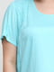 Блуза блакитного кольору | 5659116 | фото 4