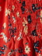 Блуза червоного кольору в квітковий принт | 5659124 | фото 2
