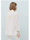 Блуза молочного цвета с узором | 5659168 | фото 3