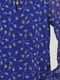 Блуза синяя в принт | 5659345 | фото 4
