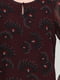 Блуза бордовая в цветочный принт | 5659346 | фото 4