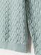 Джемпер бірюзового кольору з візерунком | 5660274 | фото 2