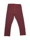 Штани піжамні червоного кольору в клітинку | 5660962 | фото 3