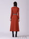 Платье А-силуэта терракотового цвета | 5661838 | фото 2